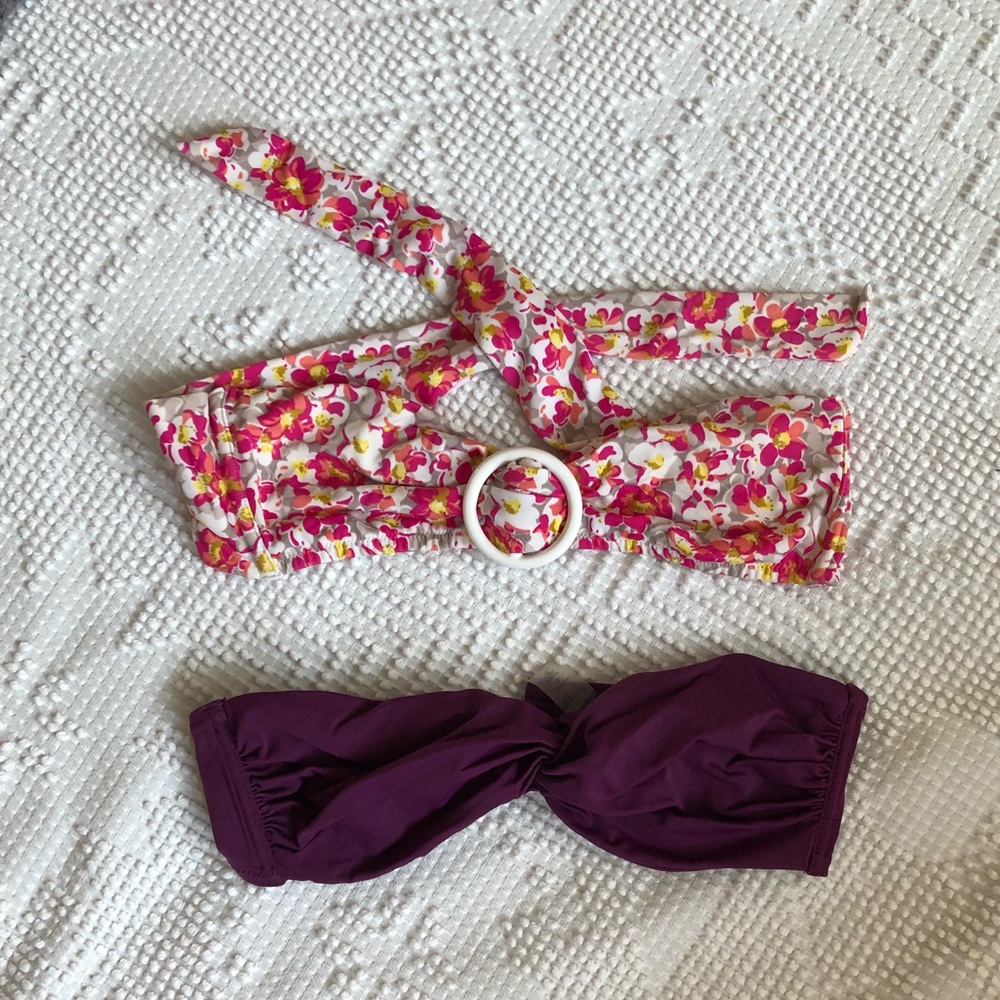 Two Victoria’s Secret strapless tops small